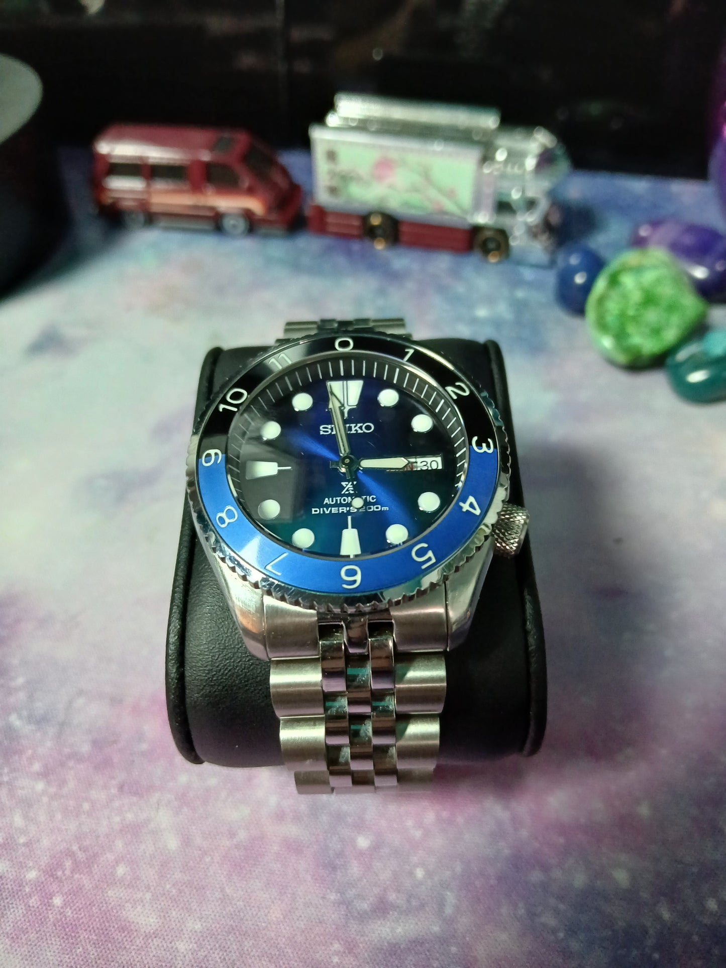 Custom Seiko Marine Master Batman