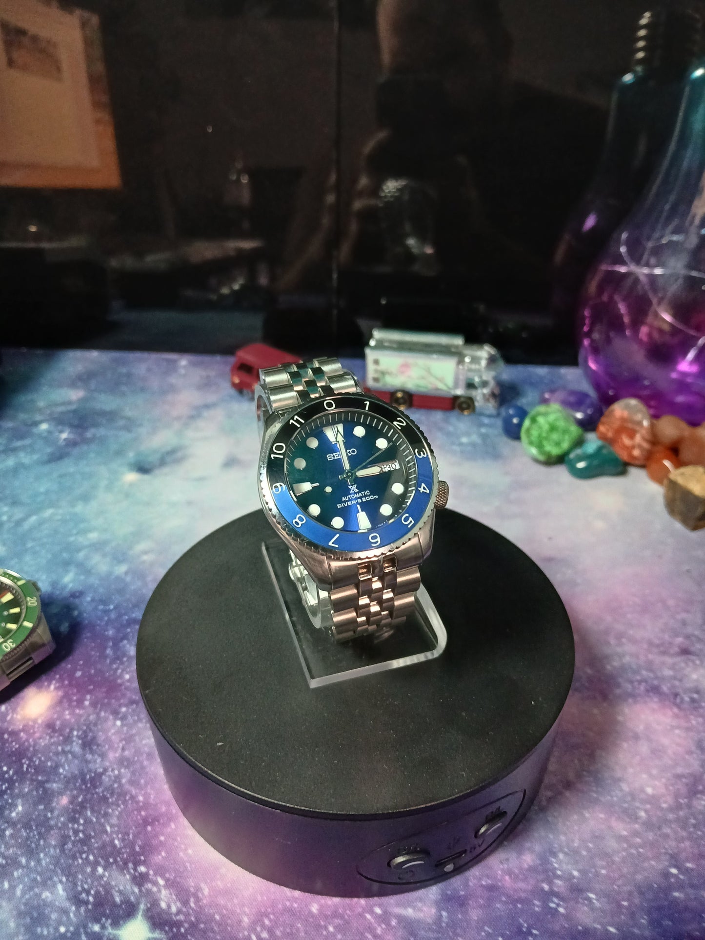 Custom Seiko Marine Master Batman