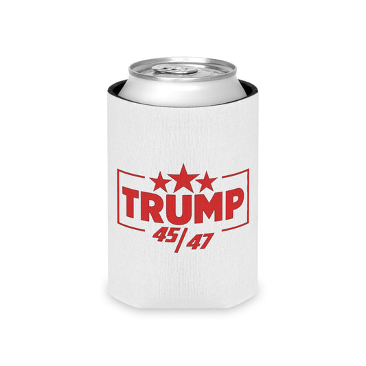 Trump 45/47 Can Cooler - Patriotic Drink Holder for Political Events & Celebrations